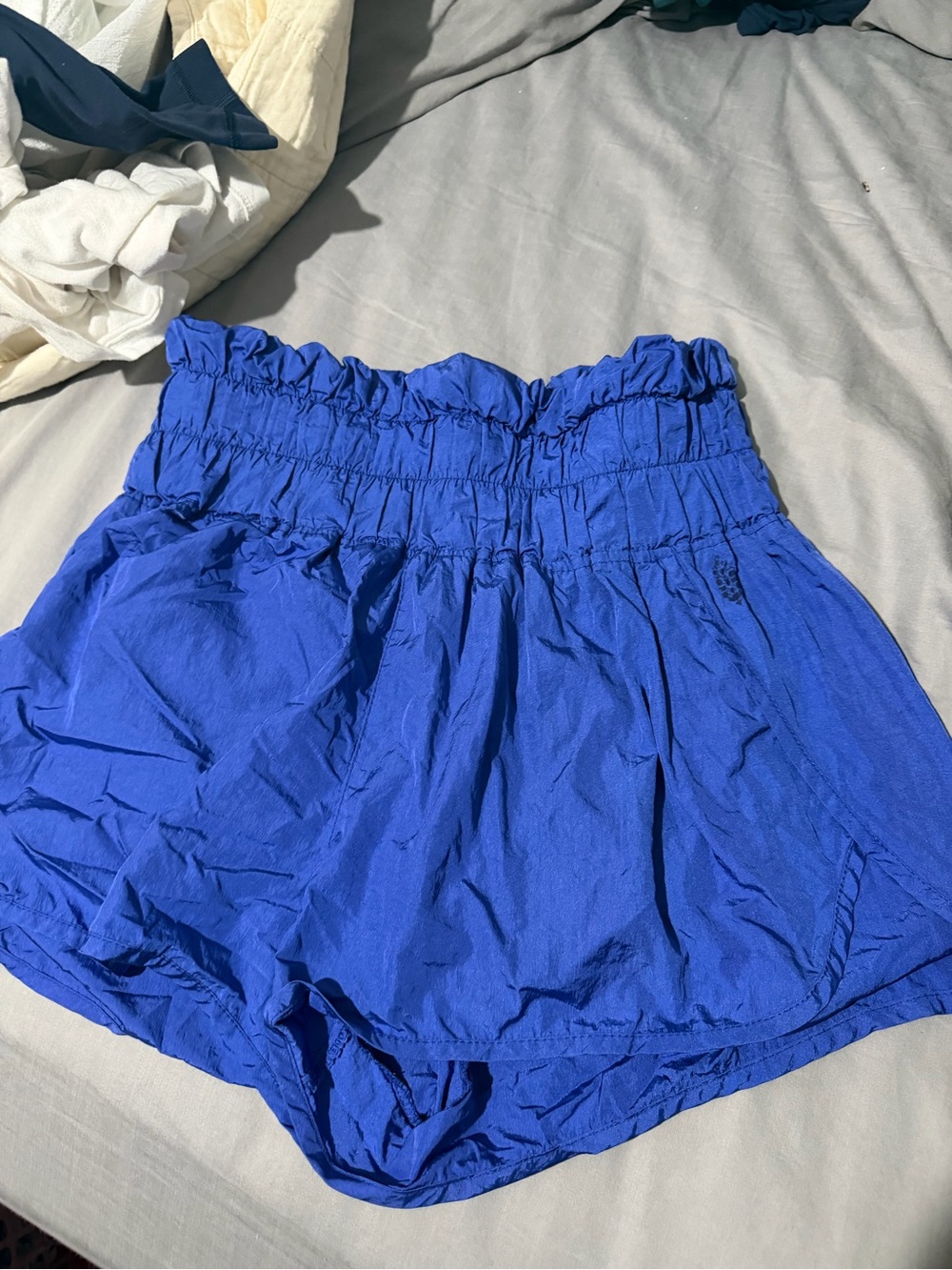 Blue Women’s Smocked Waist Shorts - free people